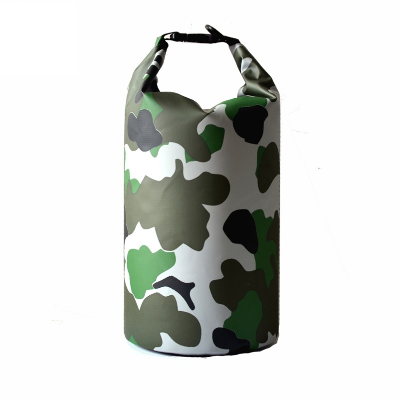 Amazon Hot Sale Heavy Duty Lightweight Large Capacity Camouflage PVC Waterproof Dry Bag with Adjustable Strap for Outdoor