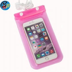 Custom Logo Three waterproof zipper seals to protect the phone pouch compatible with 6.5-inch phones