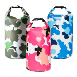 Amazon Hot Sale Heavy Duty Lightweight Large Capacity Camouflage PVC Waterproof Dry Bag with Adjustable Strap for Outdoor