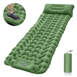 Single Person Outdoor Sleeping Self Inflatable Air Mattress for Camping