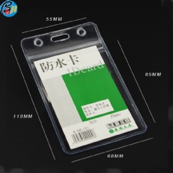 High Quality Plastic ID Card Holder Work Identity Name Badge Holder Exhibition Card Holder With Lanyard School Office Supplies