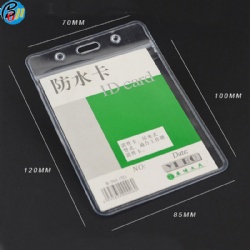 High Quality Plastic ID Card Holder Work Identity Name Badge Holder Exhibition Card Holder With Lanyard School Office Supplies